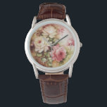 Waterverf Rozen Victoriaans bloemen Horloge<br><div class="desc">Waterverf Rozen Victoriaans Stijl Bloemen Bloemen Bloemen Vrouwen dameshorloge. bloempatroon dame's horloge, ideaal voor bruiloft bruidsgeschenk, bruidsmeisje cadeau, Moederdag Gift of Valentijn Gift. Copyright 2016-Cadeau | ©Riverme* | Alle rechten voorbehouden</div>