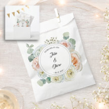 Waterverf rozen Viering van de liefde met namen