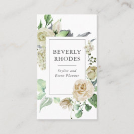 Waterverf Rozen Visitekaartje