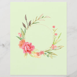 Waterverf Rozen voor kattentuin