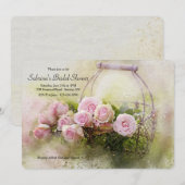 Waterverf Rozen Vrijgezellenfeest Kaart (Voorkant / Achterkant)