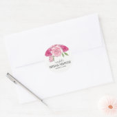 Waterverf Rozen Vrijgezellenfeest Sticker (Envelop)