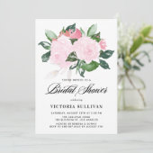 Waterverf Rozen Vrijgezellenfeest zoete roze Kaart (Staand voorkant)