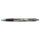 Waterverf Rozen Zwart-wit Stripe PenU zult Pen (Achterkant)
