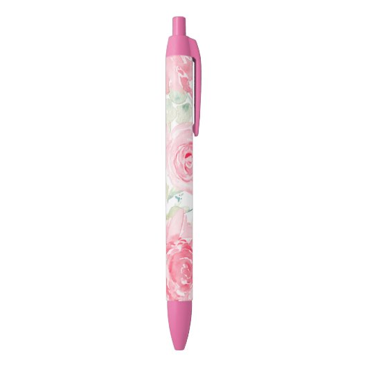Waterverf rozen zwarte inkt pen (Achterkant (Verticaal))
