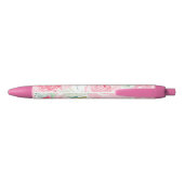 Waterverf rozen zwarte inkt pen (Achterkant)