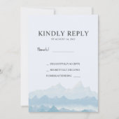 Waterverf RSVP Kaart (Voorkant)