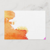 Waterverf RSVP Kaartje (Achterkant)