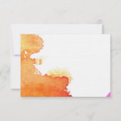 Waterverf RSVP Kaartje (Achterkant)