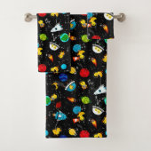 Waterverf Rubber Duck Astronauts Kinder Bad Handdoek (Insitu)