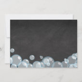 Waterverf Rubber Duck Chalkboard Foto Verjaardag Kaart (Achterkant)