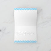 Waterverf Rubber Ducky Baby shower Dank u Notitiekaartje (Binnen)