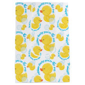 Waterverf Rubber Ducky Jij bent de One Party Medium Cadeauzakje (Achterkant)