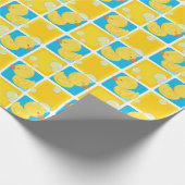 Waterverf Rubber Ducky Party Wrapping Papier (Hoek)