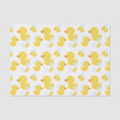 Waterverf Rubber Ducky Tissuepapier (Voorkant)