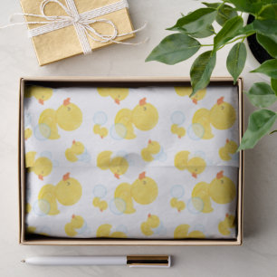 Waterverf Rubber Ducky Tissuepapier