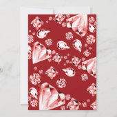 Waterverf Rubies Ze is een juweeltje Kaart (Achterkant)