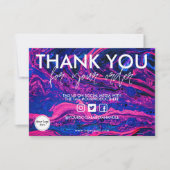 Waterverf Ruimte Dank u Media invoegen (Voorkant)