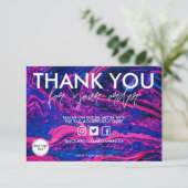 Waterverf Ruimte Dank u Media invoegen (Staand voorkant)