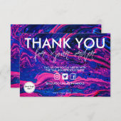 Waterverf Ruimte Dank u Media invoegen (Voorkant / Achterkant)