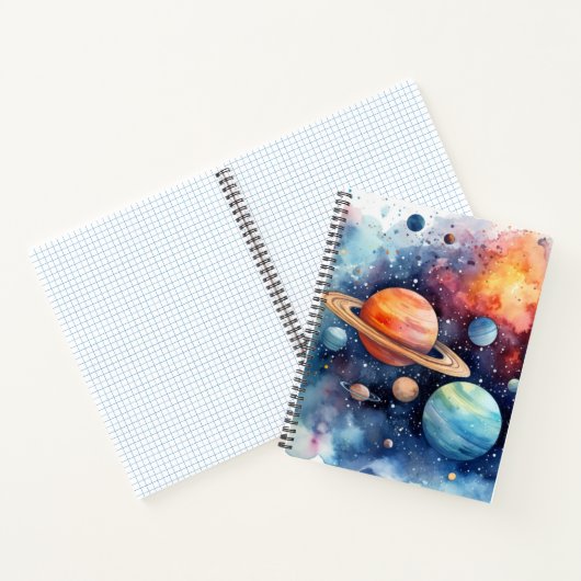 Waterverf ruimte notitieboek (Binnen)