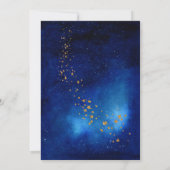 Waterverf Ruimte Verjaardag Fotouitnodiging baby S Kaart (Achterkant)