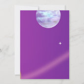 Waterverf Ruimtemelkweg Astronaut Verjaardag Kaart (Achterkant)