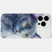Waterverf RUSSISCHE BLAUWE CAT Case-Mate iPhone Case (Achterkant (horizontaal))
