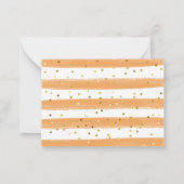 Waterverf Rust Highland Koe Baby shower dank u Notitiekaartje (Achterkant)