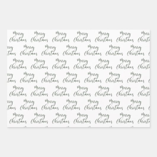 Waterverf Rustic Fir Trees Forest Winter Inpakpapier Vel (Voorkant 2)