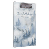 Waterverf Rustic Forest Persoonlijke benaming Klembord (Rechts)