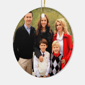 Waterverf Rustic Reindekerst Keramisch Ornament (Links)