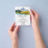 Waterverf Rustic Wedding F Flyer (Hand)