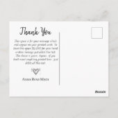 *~* Waterverf Rustic White Rose Vrijgezellenfeest Briefkaart (Achterkant)