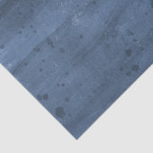 Waterverf Rustic Wood Navy Blue Decoupage Tissuepapier (Detail)