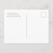 Waterverf Rustiek Hygge Gnome Vakantie Briefkaart (Achterkant)