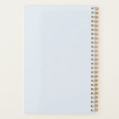 Waterverf Rustiek Zonnebloem Boeket in Mason Jar Planner (Achterkant)