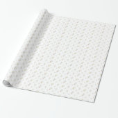 waterverf rustieke bloemmotieven cadeaupapier (Uitgerold)