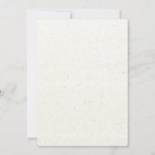 Waterverf Rustieke bos pijnbomen Save the date Kaart (Achterkant)