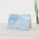 Waterverf Rustieke Country Barn Christmas Feestdagen Kaart (Achterkant)