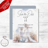 Waterverf rustieke cowboy bruiloft kaart