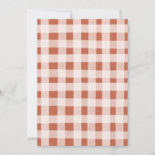 Waterverf rustieke een happy camper 1e verjaardag kaart (Achterkant)