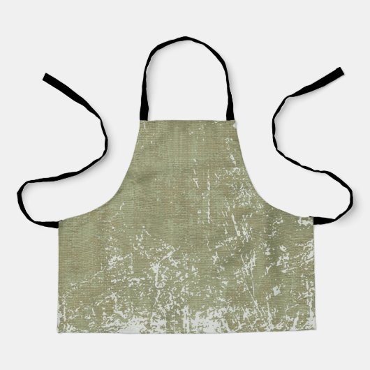 Waterverf rustieke esthetiek schort (Voorkant)