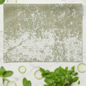 Waterverf rustieke esthetiek theedoek (Gevouwen)