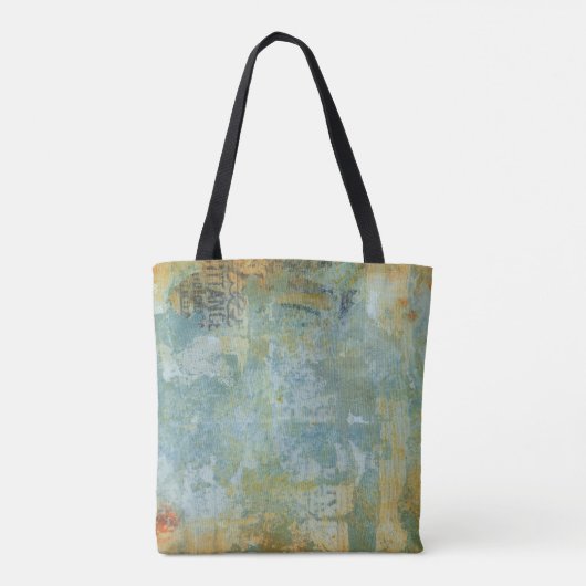 Waterverf rustieke esthetiek tote bag (Achterkant)