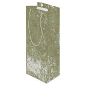 Waterverf rustieke esthetische geschenktas wijn cadeautas (Achterkant Gekanteld)