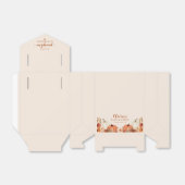 Waterverf rustieke Herfst kleine pompoen Baby show Bedankdoosjes (Uitgevouwen)