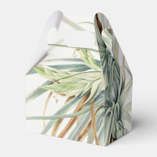 Waterverf rustieke neutraal boho botanische bruilo bedankdoosjes (Achterkant)