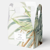 Waterverf rustieke neutraal boho botanische bruilo bedankdoosjes (Geopend)