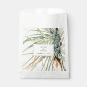 Waterverf rustieke neutraal boho botanische bruilo bedankzakje (Voorkant)